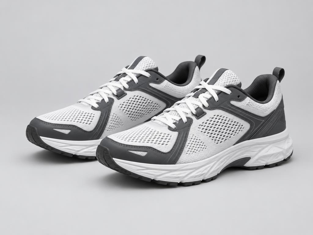 Illustrative running shoes
